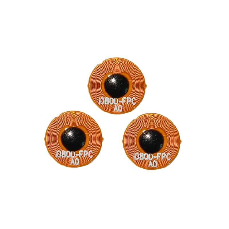 1 шт. микро-маленький размер Rfid 13,56 МГц NFC программируемый чип Bluetooth этикетка/наклейка FPC метка диаметр 12 мм