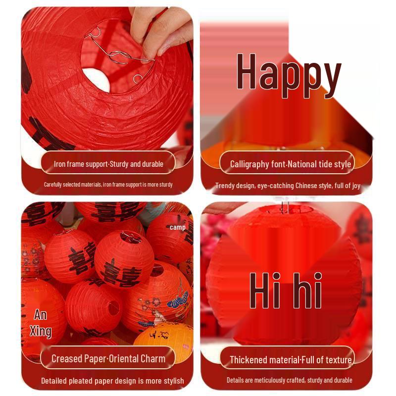 Подвесные фонари в деревенском стиле для украшения дерева - Свадебные и новогодние уличные украшения