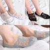 Lady Transparent Short Lace Socks Women Summer Hollow Out Boat Socks Slippers Female Soft Lace Sock