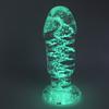 Светящаяся имитация кристаллического пениса, женская анальная пробка, устройство для мастурбации