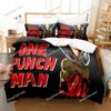 3D Печатный Аниме One Punch Man Комплект Постельного Белья Мальчики Девочки Размер Twin Queen Пододеяльник Наволочка Постель Дети Взрослые Домашний Текстиль