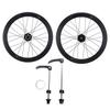 Folding Cycle Wheelset 20 Inch Front 2 Rear 4 Bearings Aluminium Alloy Cycle Wheels Assembly for Rep