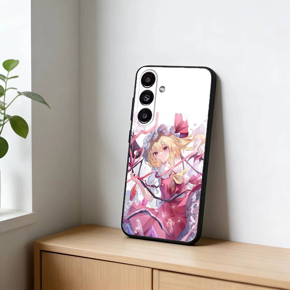 T-TouHou Project Flandre Phone Case For Samsung Galaxy A20,21s,22,31,32,52,53,72,73,80,91 Soft Black Shell