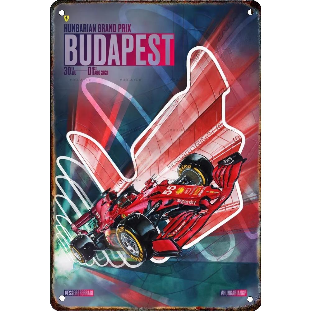 Винтажный постер гонки болидов Формулы, Домашний гараж, Клуб, Современное настенное искусство, Декоративная панель, Фреска, Эстетика