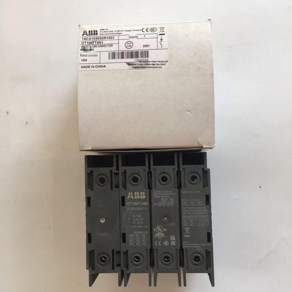 ABB OT Series Isolating Switch (16-160A) Model OT100FT4N1