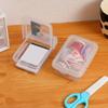 Plastic Card Film Storage Box Transparent Photocard Collection Case for Stationery