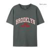 Women's Cotton T-shirt  Boston Brooklyn Letter Print T-shirt Women Fashion New York T-shirt Female Women T-shirt Brooklyn Clothes
