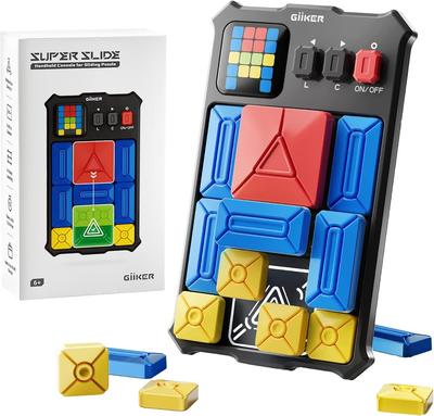 GiiKER Super Slide Портативная игра-головоломка «Сдвижные картинки», Обучающая тренировка мозга (Инструкции на японском языке в комплекте) (черный)