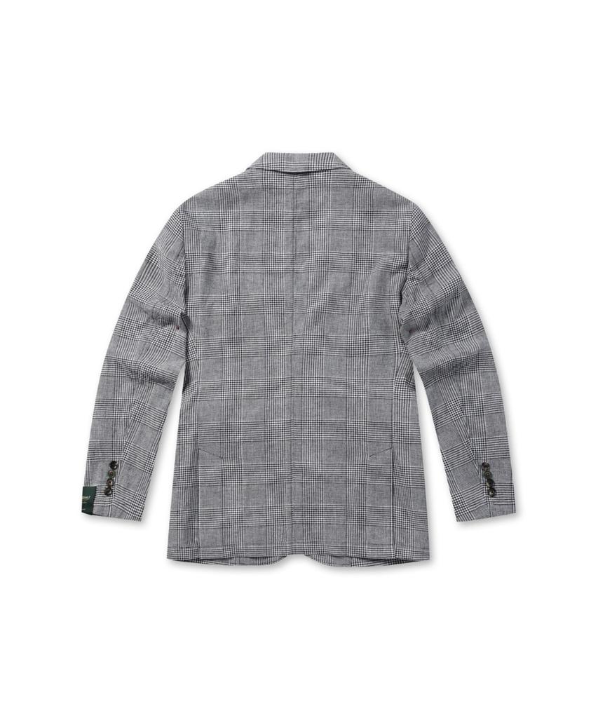 Brentwood [Selection] Linen Glen Check Jacket Brjcm26841Nyx