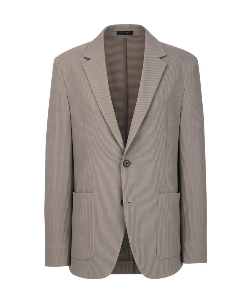 JILLSTUART NEWYORK MEN Ribbed Seersch Set-Up Jacket - Sepia (Jnja6B483S2)