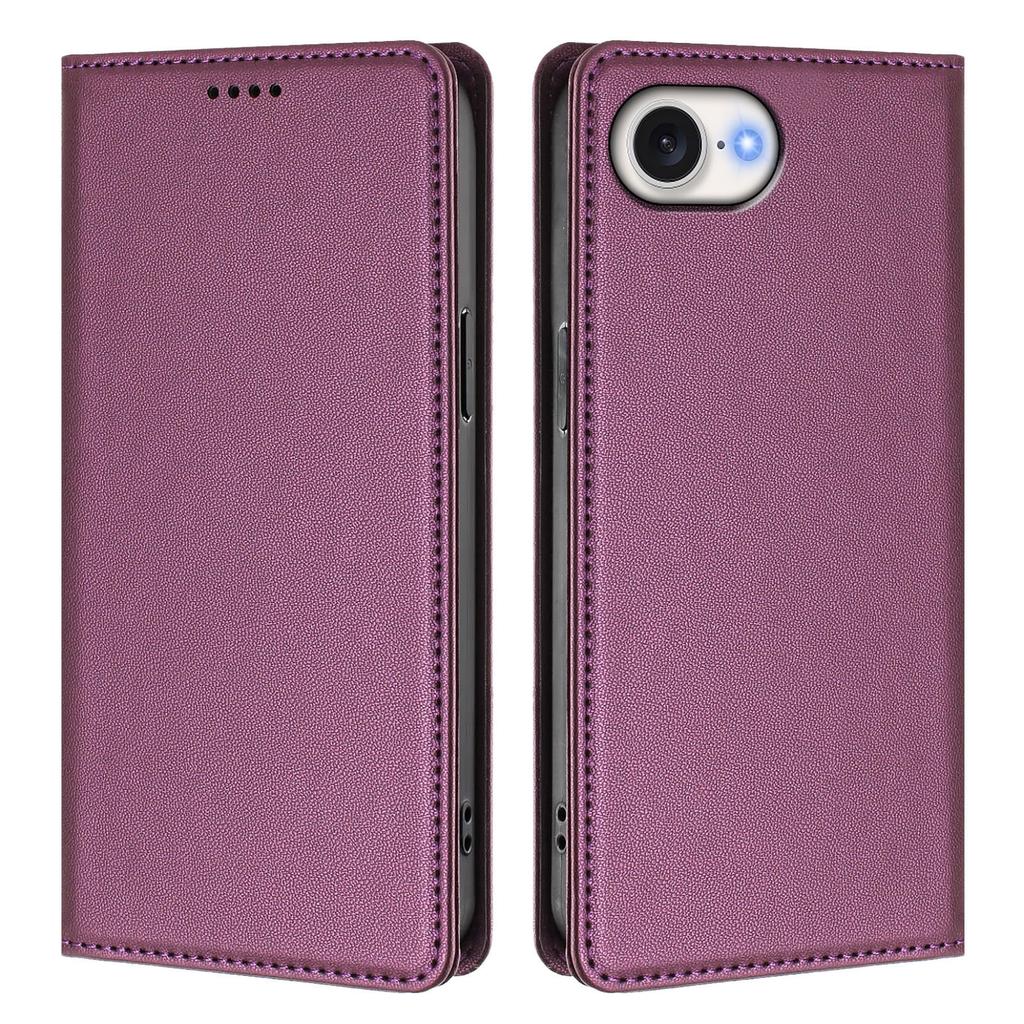 For iPhone SE (1st generation)/iPhone SE (2020)/iPhone SE (2022)/iPhone 16e Leather Wallet Case Magnetic Closure RFID Blocking Phone Cover