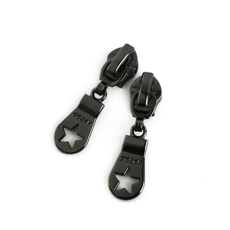 Meetee 5/10/20 шт. 5# Бегунок для молнии для нейлоновых молний Пластиковые спиральные молнии Головки бегунка Ремонтные наборы DIY Швейные аксессуары для одежды