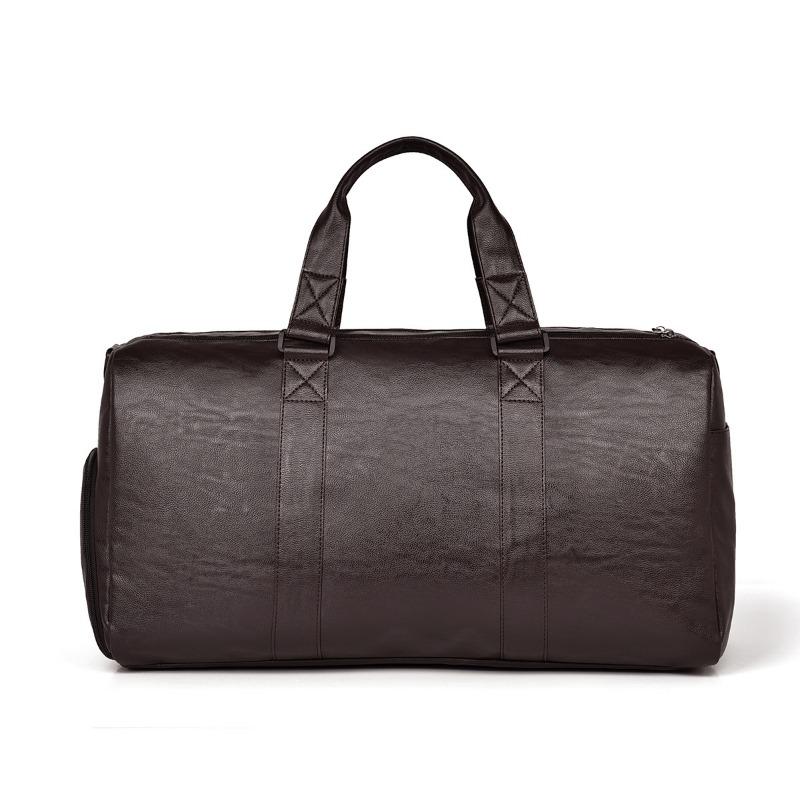 Сумка для отдыха, дорожная сумка, отделение для обуви из ПУ с разделением сухого и мокрого, большая вместимость, спортивная износостойкая дорожная сумка