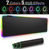 Коврик для игровой мыши с большим RGB цветным светодиодным освещением 800 * 300 мм для портативных ПК