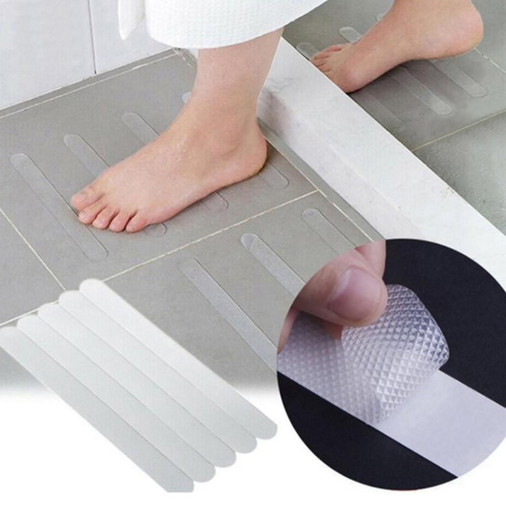 24 нескользящих наклейки для коврика для ванной, противоскользящие полоски для душа, защитная лента для пола