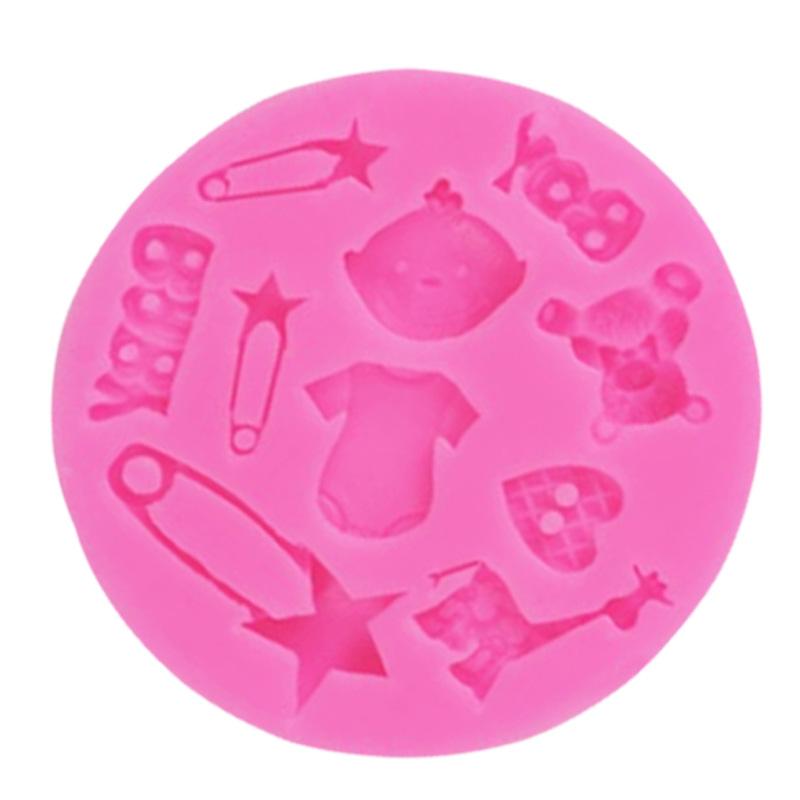 1 шт. Маленькая силиконовая форма в форме ребенка, форма для шоколадного желе, помадка, инструменты для украшения торта ARI