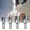 4 Pcs 45# Carbon Steel Tenon Drill Bit Wood Plug Cork Drill Bit Plug Cutter Tool