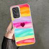 Rainbow Gradient Love Desgin Soft Phone Case for Samsung A17 A16 A15 A14 A13 A57 A56 A55 A54 A53 A37 A36 A35 A34 A33 A26 A25 A24