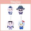 Crayon Buriburizaemon Shinchan Anime Blue Hat Sunglasses Plush Key Holder Gift