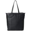ELECOM Tote Bag Business Bag Synthetic Leather 2way Heavy Duty YKK Zipper Inch 18L Black 15.6 BM-TBSLV01BK