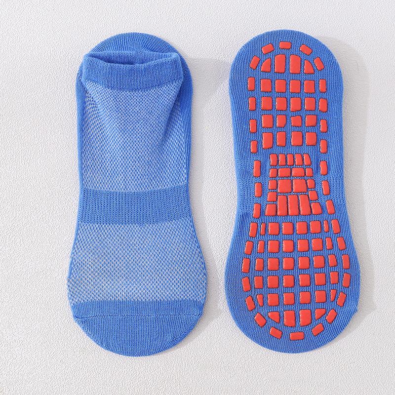 1 пара женских быстросохнущих нескользящих носков для йоги больших размеров, дышащие хлопковые носки для танцев и фитнеса, детские носки-тапочки