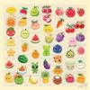 50Pcs/Set Wrapped Candy. Fruit Emoji PET Stickers Waterproof DIY Fashion Doodle Decals Stickers
