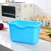 Kitchen Cabinet Door Plastic Basket Hanging Trash Can Waste Bin Garbage Bowl Box