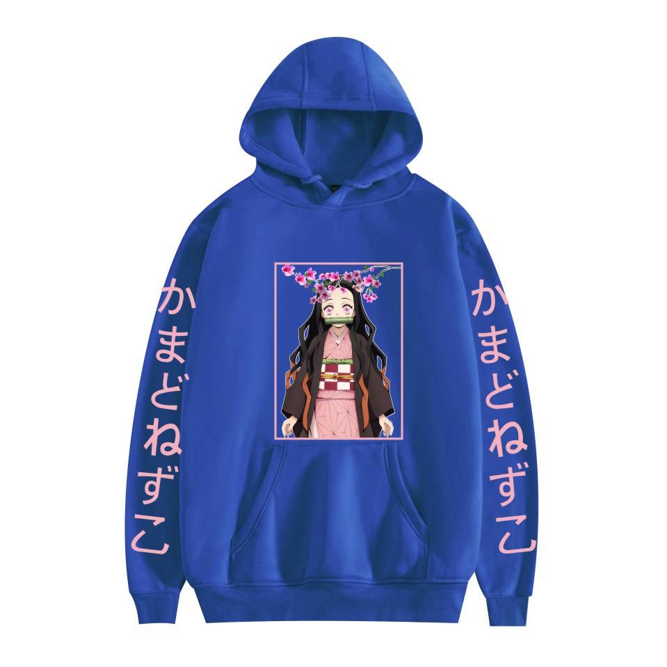 Толстовки Kimetsu No Yaiba Demon Slayer с принтом в стиле аниме Kamado Nezuko Harajuku Hoodie Unisex Y2k Clothing Sudadera