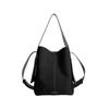 Chic Casual Style Soft Touch Bucket Tote Large Suede Ear Strap Shoulder Bag