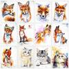 Diamond Painting Embroidery Fox Fantasy Cartoon Full Square/round Mosaic Cat Animal 5d Diy Home Decor