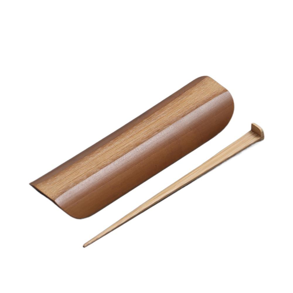 New Handmade Natural Bamboo Tea Scoop High Quality Chinese Style Kung Fu Tea Set Chahe Cha Ze Tea Needle Tea Ceremony