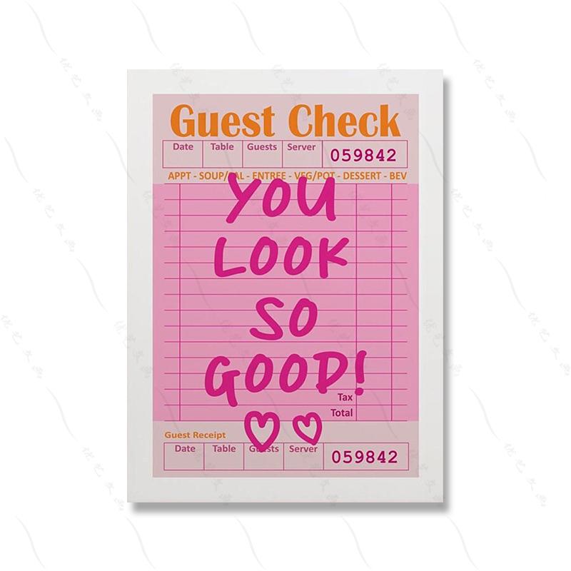 Preppy Wall Art Set Of Pink Orange Teal Teen Girl Room Maximalist Poster and Print Dopamine Decor Quirky Dorm