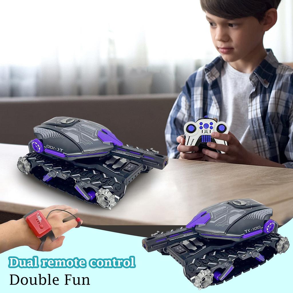 Водяная бомба танк радиоуправляемый автомобиль детский внедорожник с датчиком жестов трансграничная модель игрушечной машинки для мальчиков