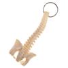 Educational Human Spine Skeleton Model Keychain Car Key Chain for Anatomy Enthusiasts Portable Classroom Teaching Tool