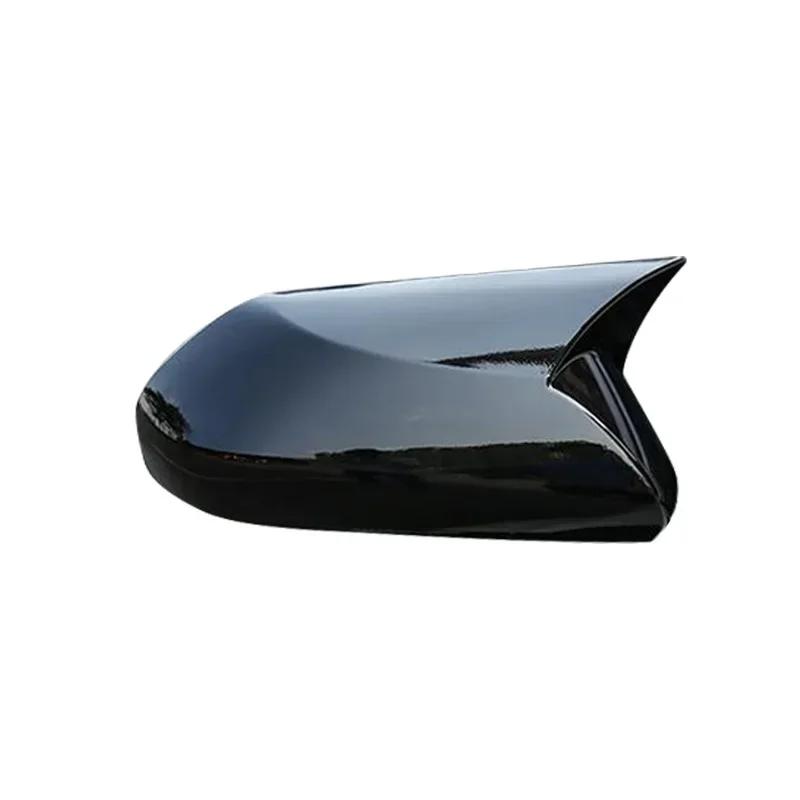 Для Toyota Camry 2018-2025 автомобильный чехол для зеркала заднего вида, крышка крыла, наружная дверь, чехол заднего вида, отделка из углеродного волокна, черный цвет