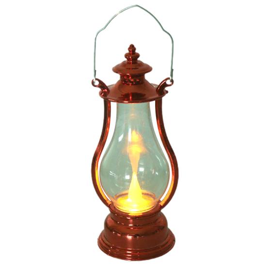 Светодиодная лампа в стиле ретро на батарейках, небьющаяся, неяркая, энергосберегающая, декоративная, рождественская, креативная, масляная лампа из АБС-пластика