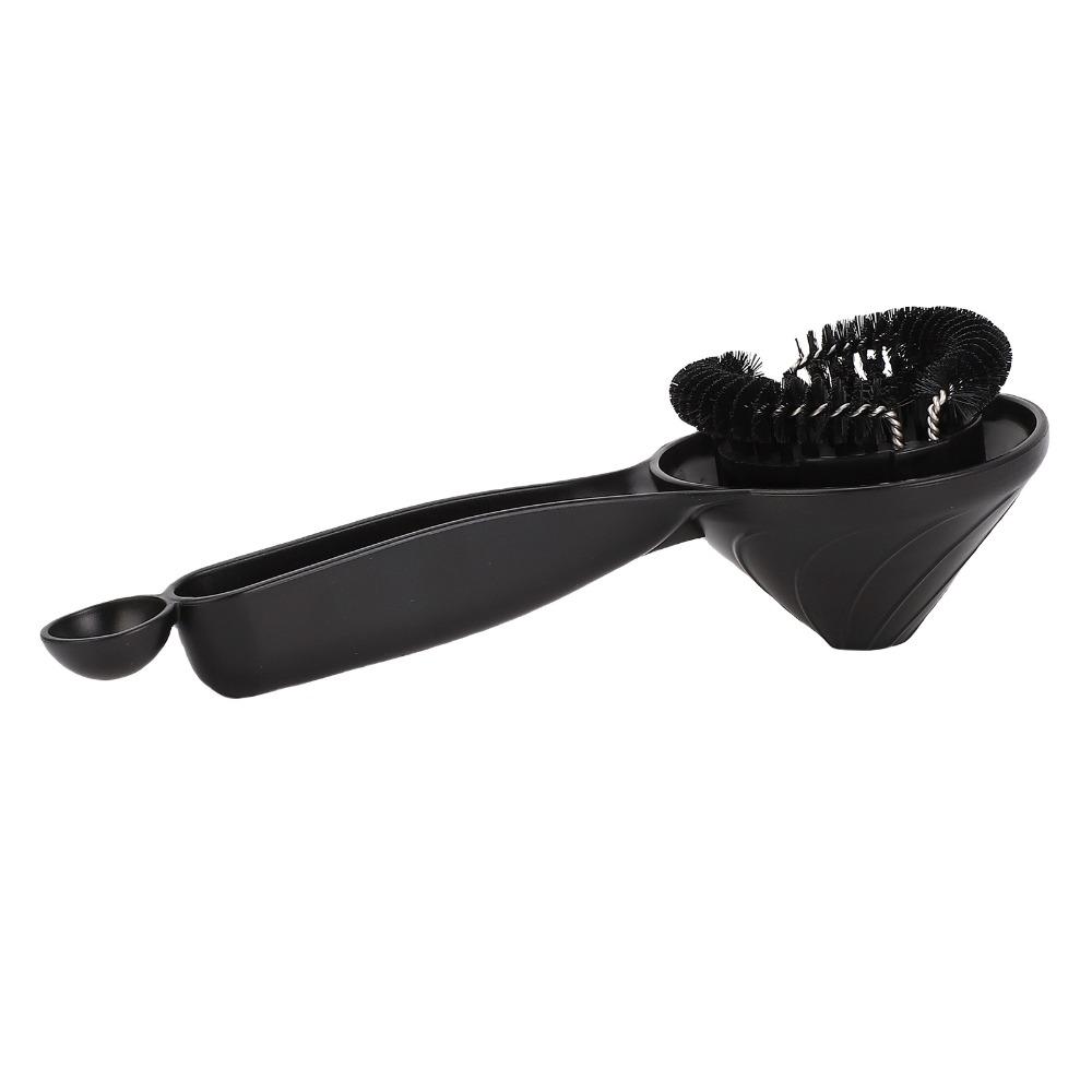 Long Handle Coffee Machine Cleaning Brush Nylon Bristle Nylon Bristle Brush For Grouphead Washing