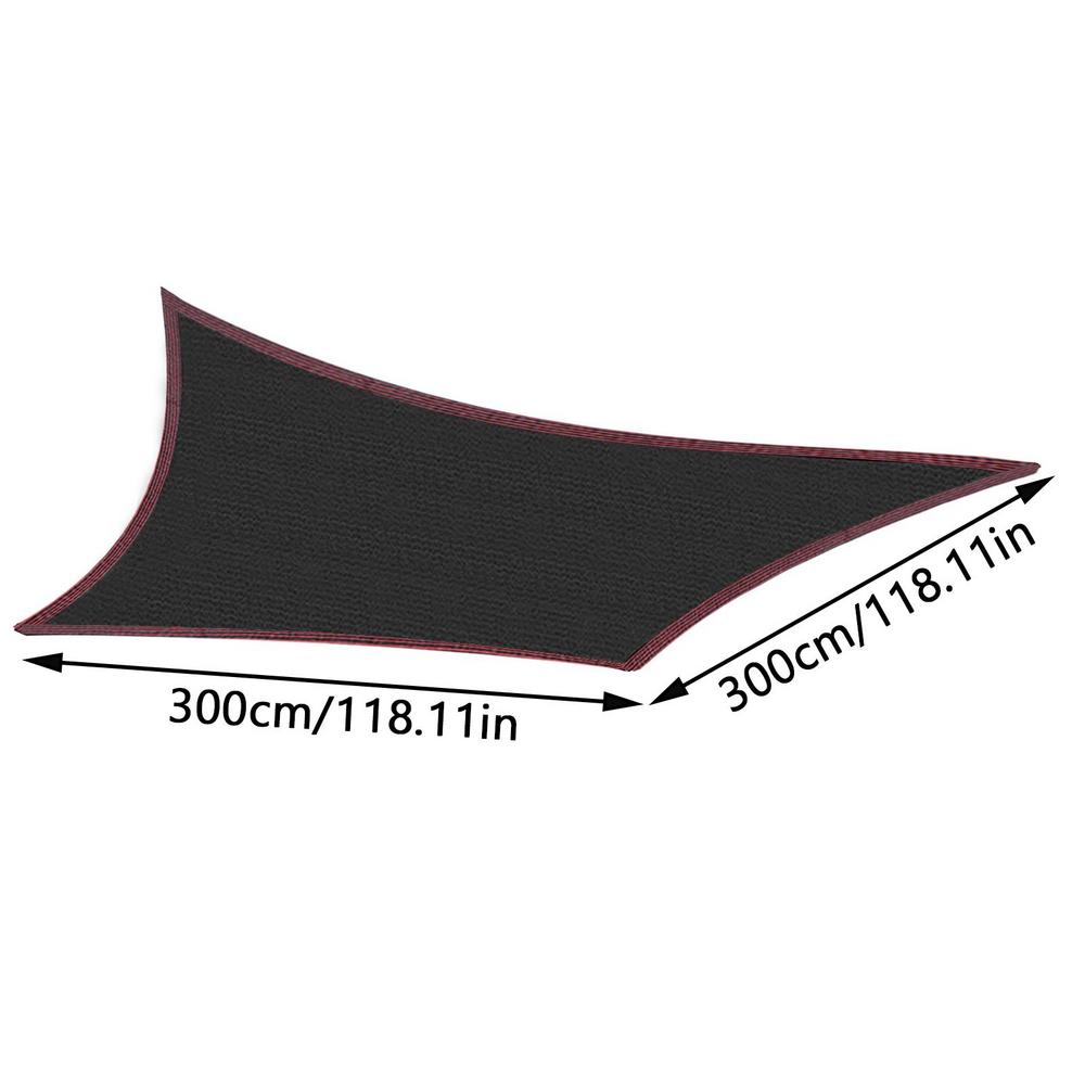 Черная сетка от солнца с защитой от УФ-лучей 95% для беседки, укрытия, навеса для улицы, перголы, накрытие от солнца, сельскохозяйственная теплица, солнцезащитная сетка для бассейна