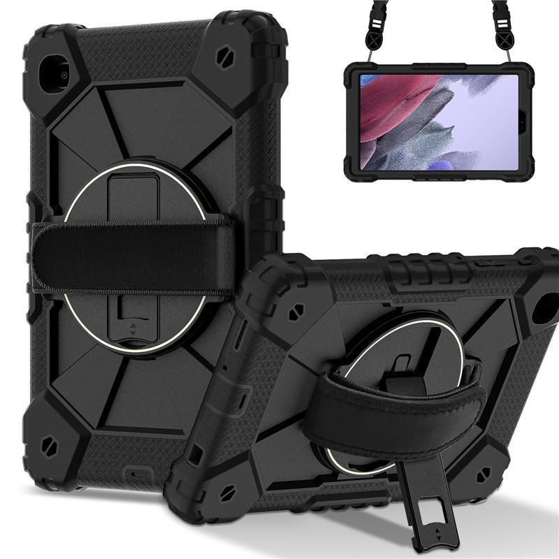 Full Coverage Silicone Case With Kickstand IPad A11 Mini 7 A9 Shockproof Stand Cover In Nordic Minimalist Style