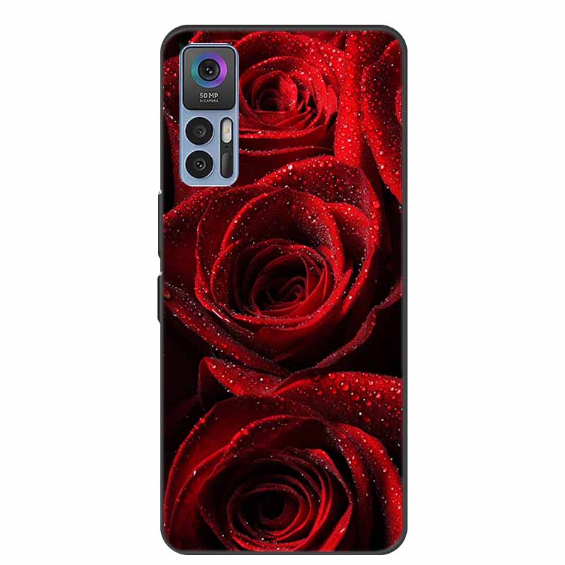 Для TCL 30 Plus Чехол Роскошный Мягкий Силиконовый Задний Чехол Чехол для Телефона для TCL 30 SE Чехол TCL 30 5G для TCL 30+ Защитный Чехол T676J Fundas
