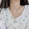 Новое супер-флеш-цирконовое ожерелье Love для женщин, модное, элитное, нишевое, цепочка на ключицу, женское ожерелье
