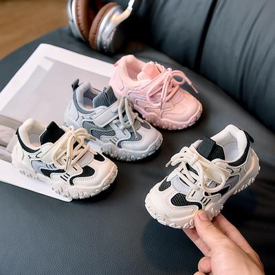 Детская спортивная обувь для малышей 1-5 лет, обувь для мальчиков и девочек, сетчатая дышащая, новая коллекция осень 2025, детские кроссовки на мягкой подошве
