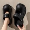 Fashion Smile Women's Sandals Soft Comfortable Home Non-slip And Wear-resistant EVA Slippers Beach Shoes New Summer Thick-soled Slippers