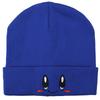 Unisex Knit Beanie With Big Eyed Smiling Face Embroidery Design For Winter