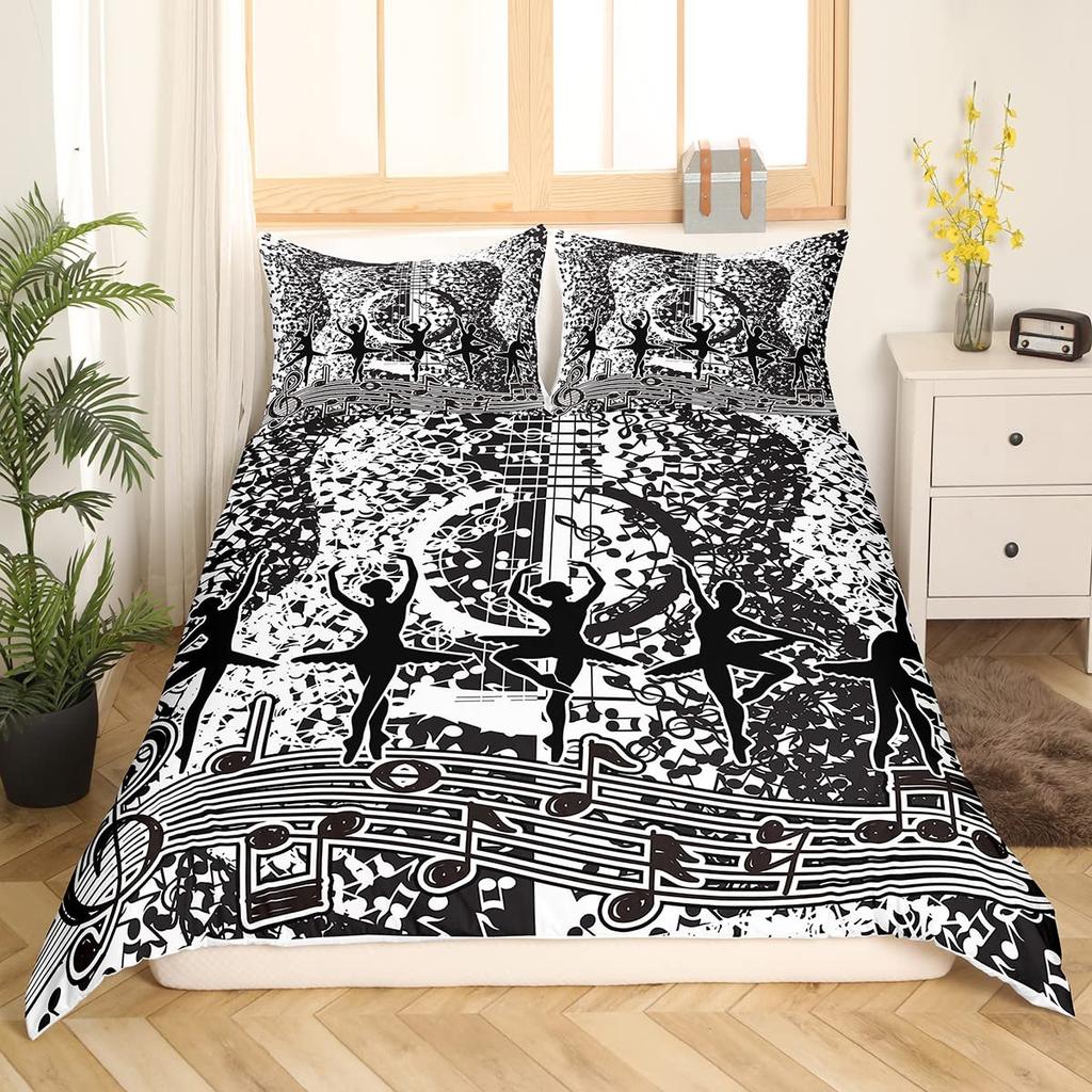 Комплект постельного белья для балета «Лебединое озеро», одеяло для танцев, покрывало для детей, мальчиков и девочек, балерин, крупный план, пододеяльник, покрывало для танцев