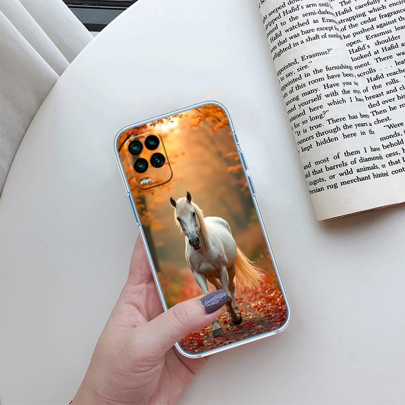Fine Horse Transparent Phone Case for Motorola Moto G40 G04 G05 One Ace Action Fusion + Plus Hyper Macro Vision Zoom