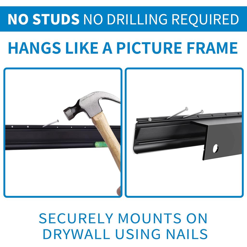 Antimbee No Stud Required Drywall TV Mount for TVs TV Wall Mount Bracket VESA Up To 400x400mm Up To 80 Lbs Universal Fit Compatible with Most Screen