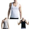 Men Summer Sport Vest O-Neck Sleeveless Fitness Vest Slim Fit Solid Color Tank Top Stretchy Pullover Tops Streetwear