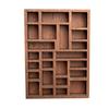 Miniature Trinket Shelf Wooden Crystal Display Shelf Miniature Collectibles Organizer Printers Tray for Gems Stones Shells