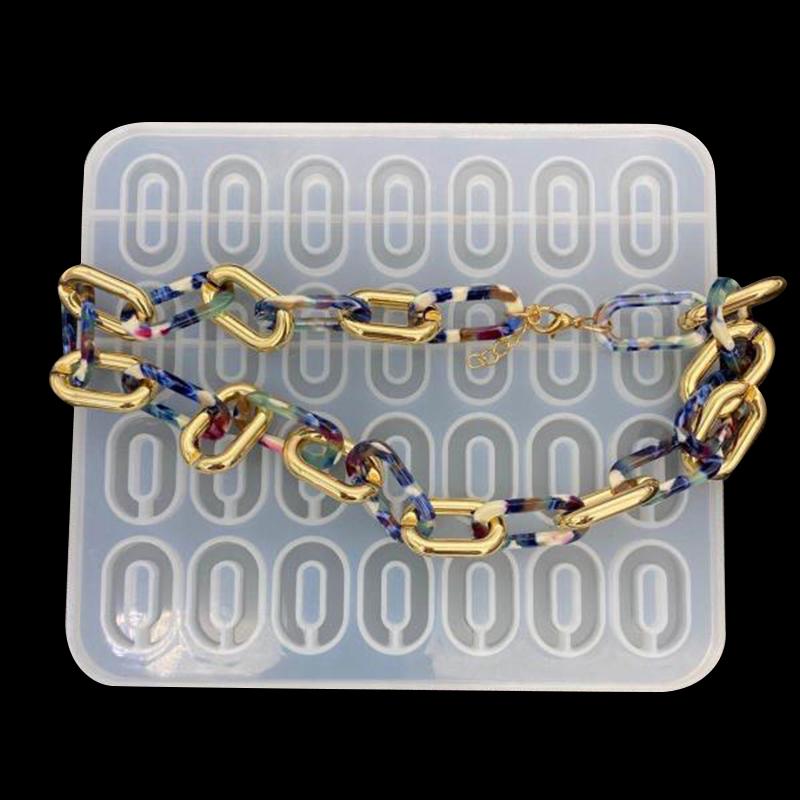 Силиконовые браслеты из смолы, ожерелья, подвеска, эпоксидная форма, DIY формы для изготовления ювелирных изделий